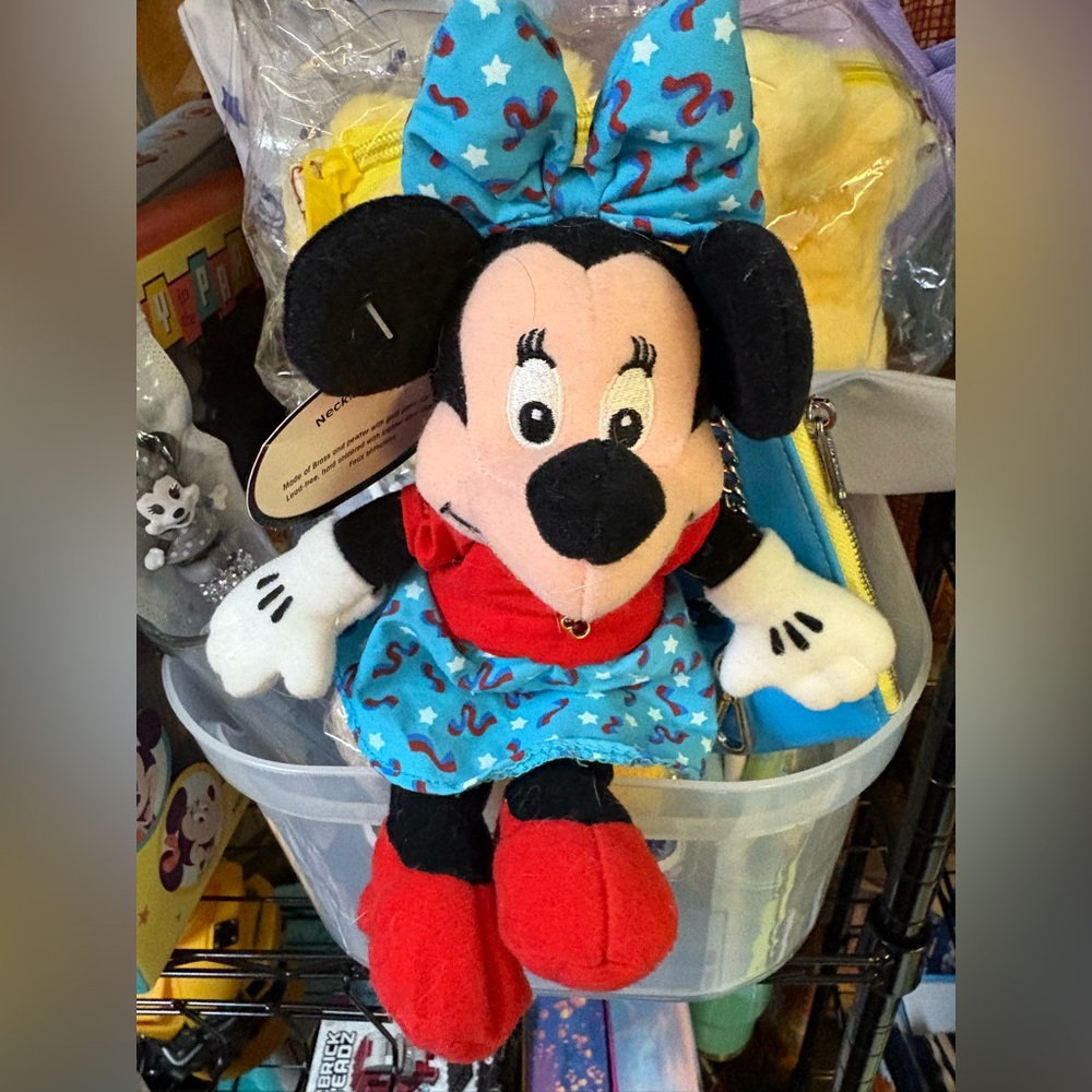 Minnie Mouse Birthstone Plush. July